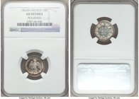 Maximilian 10 Centavos 1864-M AU Details (Polished) NGC, Mexico City mint, KM386.1.

HID09801242017