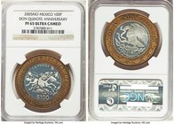 Estados Unidos bi-metallic Proof "Don Quixote" 100 Pesos 2005-Mo PR65 Ultra Cameo NGC, Mexico City mint, KM705. 

HID09801242017