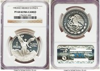 Estados Unidos Proof Onza 1983-Mo PR68 Ultra Cameo NGC, Mexico City mint, KM494.1. Proof Mintage: 998. A low-mintage type in Proof. Tied for second-fi...