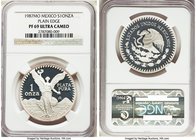 Estados Unidos Proof Onza 1987-Mo PR69 Ultra Cameo NGC, Mexico City mint, KM494.1. Proof Mintage: 12,000. 

HID09801242017