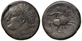 SICILIA Siracusa - Gerone II (274-216 a.C.) AE - Testa diademata a s. - R/ Cavaliere a d. - Calciati 195 AE (g 18,45)
MB