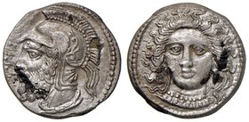 CILICIA Tarsos - Statere (380-378 a.C.) Busto di Aretusa di fronte - R/ Busto di Ares a d. - S.von Aulock 5925 e segg. AG (g 9,11) Suberato
BB+