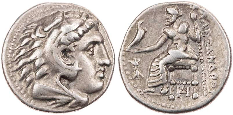 MAKEDONIEN, KÖNIGREICH
Alexander III., 336-323 v. Chr. AR-Drachme 325-323 v. Ch...