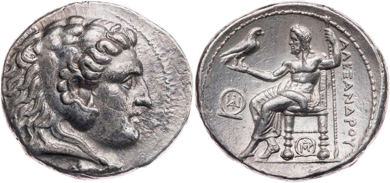 MAKEDONIEN, KÖNIGREICH
Alexander III., 336-323 v. Chr. AR-Tetradrachme 305-290 ...