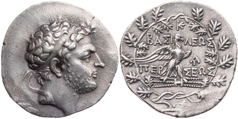 MAKEDONIEN, KÖNIGREICH
Perseus, 179-168 v. Chr. AR-Tetradrachme 170-168 v. Chr....