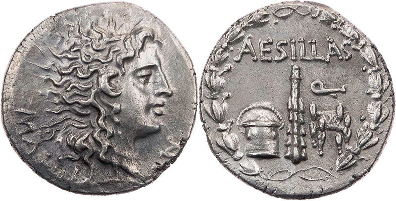 MAKEDONIEN, RÖMISCHES PROTEKTORAT
Aesillas, Quaestor in Pella, ca. 95-65 v. Chr...