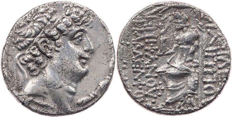 SYRIEN KÖNIGREICH DER SELEUKIDEN
Philippos I. Philadelphos, 95-75 v. Chr. AR-Te...