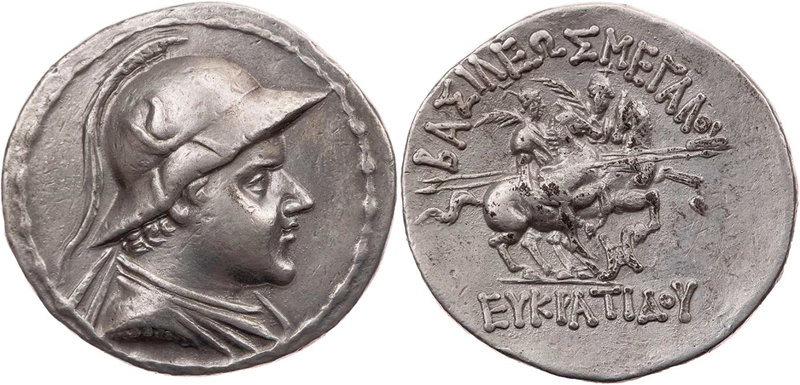 BAKTRIEN GRAECO-BAKTRISCHE UND INDO-GRIECHISCHE KÖNIGE
Eukratides I., ca. 170-1...