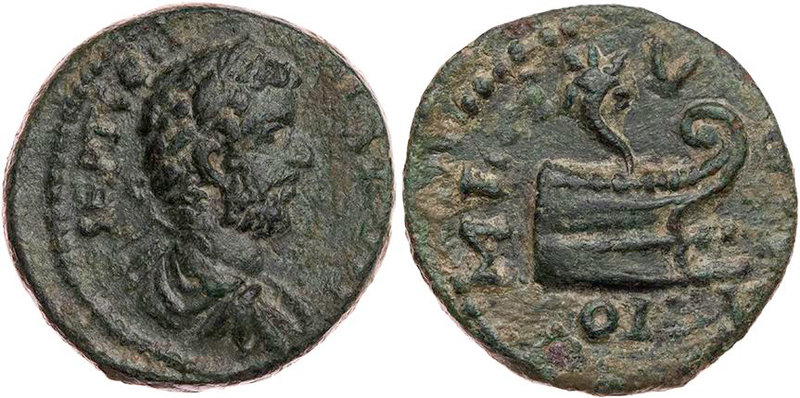 THRAKIEN COELA
Geta, 209-211 n. Chr. AE-Quadrans Vs.: gepanzerte und drapierte ...
