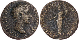 LYDIEN HYPAIPA
Marcus Aurelius Caesar, 139-161 n. Chr. AE-Assarion unter Flabios Kandidos Damianos Vs.: Kopf n. r., Rs.: Homonoia steht mit Füllhorn ...