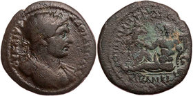 PHRYGIEN AIZANEIS
Hadrianus, 117-138 n. Chr. AE-Assarion unter Ati(lios) Metrogenes Vs.: Büste mit drapierter linker Schulter und Lorbeerkranz n. r.,...
