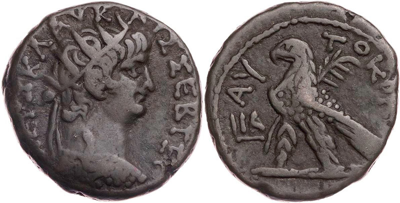 ÄGYPTEN ALEXANDRIA
Nero, 54-68 n. Chr. BI-Tetradrachme 64/65 n. Chr. (= Jahr 11...