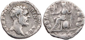 RÖMISCHE KAISERZEIT
Clodius Albinus als Caesar, 193-195 n. Chr. AR-Denar Rom Vs.: D CL SEPT AL-BIN CAES, Kopf n. r., Rs.: ROMA[E AETE]RNAE, Roma sitz...