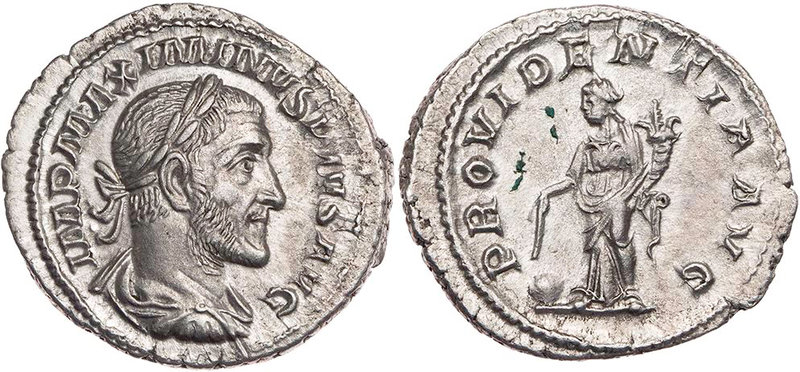 RÖMISCHE KAISERZEIT
Maximinus Thrax, 235-238 n. Chr. AR-Denar 235/236 n. Chr. R...