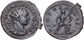 RÖMISCHE KAISERZEIT
Florianus, 276 n. Chr. AE-Antoninian 3. Emission, September - Oktober 276 n. Chr. Lugdunum, 4. Offizin Vs.: IMP C M AN FLORIANVS ...