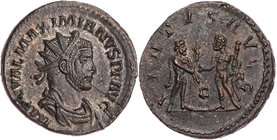 RÖMISCHE KAISERZEIT
Maximianus Herculius, 286-310 n. Chr. AE-Antoninian 2. Emission, 286 n. Chr. Lugdunum, 3. Offizin Vs.: IMP C VAL MAXIMIANVS P F A...