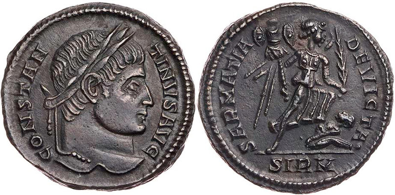 RÖMISCHE KAISERZEIT
Constantinus I., 306-337 n. Chr. AE-Follis 324-325 n. Chr. ...