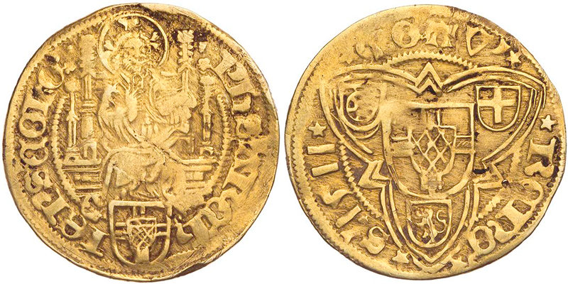 KÖLN ERZBISTUM
Philipp II. von Daun-Oberstein, 1508-1515. Goldgulden 1511 ohne ...
