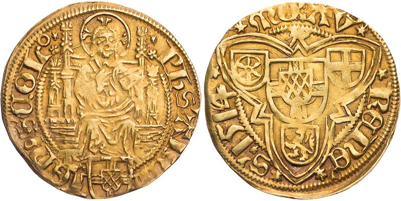 KÖLN ERZBISTUM
Philipp II. von Daun-Oberstein, 1508-1515. Goldgulden 1514 ohne ...