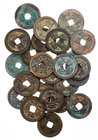 CHINA BEI SONG-DYNASTIE, 976-1126.
 Lot Käschmünzen Shen Zong, 1068-1085, Nian Hao: Yuan Feng, 1078-1085, Zweier. 24 Stück meist ss