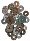 CHINA BEI SONG-DYNASTIE, 976-1126.
 Lot Käschmünzen Zhe Zong, 1086-1100, Nian Hao: Shao Sheng, 1094-1097, davon 5 Zweier. 38 Stück meist ss