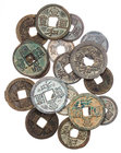 CHINA BEI SONG-DYNASTIE, 976-1126.
 Lot Käschmünzen Hui Zong, 1101-1125, Nian Hao: Xuan He, 1119-1125, davon 10 Zweier. 17 Stück meist ss, ss-vz