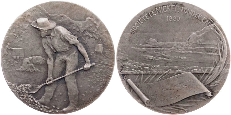 AUSBEUTE ÜBERSEE
Ozeanien Nickelmedaille o. J. (1907) v. René Baudichon, bei Mo...