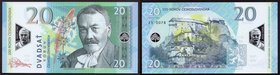 Czechoslovakia 20 Korun 2019 Specimen
# Z1 0078; Fantasy Banknote; Pavol Országh Hviezdoslav 1849-1921, Oravský hrad; Made by Matej Gábriš; BUNC