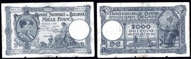Belgium 1000 Francs 1922
P# 96; F