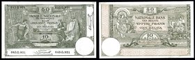 Belgium 50 Francs - 10 Belgas 1927
P# 99; AUNC