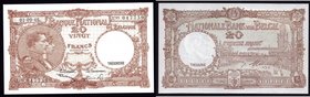 Belgium 20 Francs 1948
P# 116; UNC