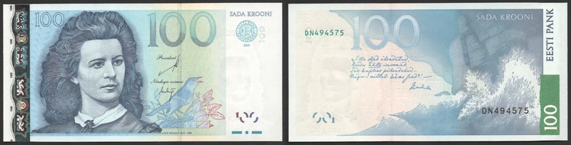 Estonia 100 Krooni 2007
P# 88; UNC