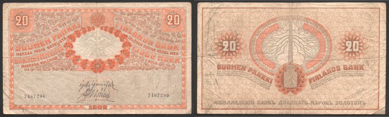 Finland 20 Gold Markkaa 1909
P# 11b; № 7467296