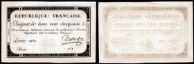 France 250 Livres 1793
P# A75; XF; p/h