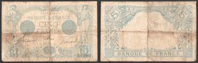 France 5 Francs 1916 Rare
P# 70; № B10861