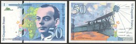 France 50 Francs 1992 RARE!
P# 157; UNC; "Antoine de Saint-Exupéry"; RARE!