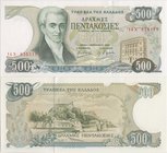 Greece 500 Drachmaes 1983
P# 201(a);158x72mm; Unc