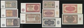 Germany Democratic Republic Lot of 5 Banknotes 1955
5 - 10 - 20 - 50 - 100 Mark; P# 17 - 21