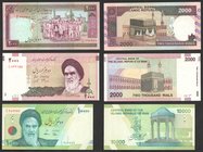 Iran Set of 6 Banknotes
UNC; Set 6 PCS