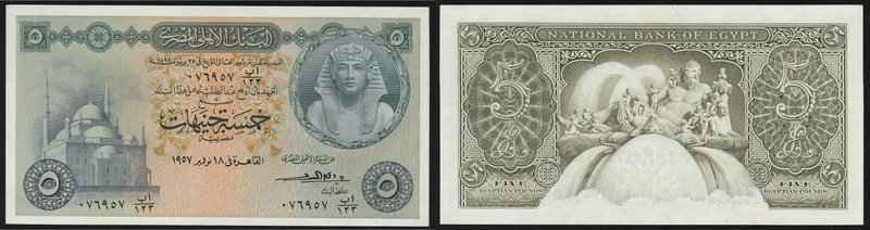 Egypt 5 Pounds 1957
#076957; P# 31