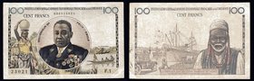 French Equatorial Africa 100 Francs 1957 (ND)
P# 32; VF