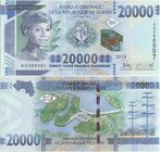 Guinea 20000 Francs 2015
P# 50; 148x70mm; Unc