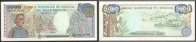 Rwanda 5000 Francs 1988 Replacement RARE!
P# 22; № XX 0010055; UNC; RARE!