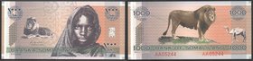 Somaliland 1000 Shillings 2006
P# CS1; № AA 05244; UNC; Collector Series