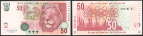 South Africa 50 Rand 2005
P# 130; № AB 7818375 C; UNC; Sign. Gill Marcus