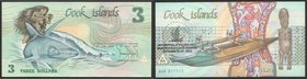 Cook Islands 3 Dollars 1987 Commemorative
P# 3; № AAR 017772; UNC