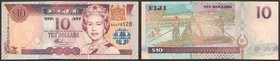Fiji 10 Dollars 2002
P# 106; № BG 078528; UNC