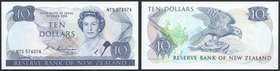 New Zealand 10 Dollars 1981 - 1989
P# 172; № NTS574074; UNC