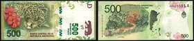 Argentina 500 Pesos 2016 Prefix A
P# 365; UNC