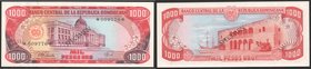 Dominican Republic 1000 Pesos 1978 Specimen RARE!
P# 124a-CS4; № 009776; UNC; RARE!